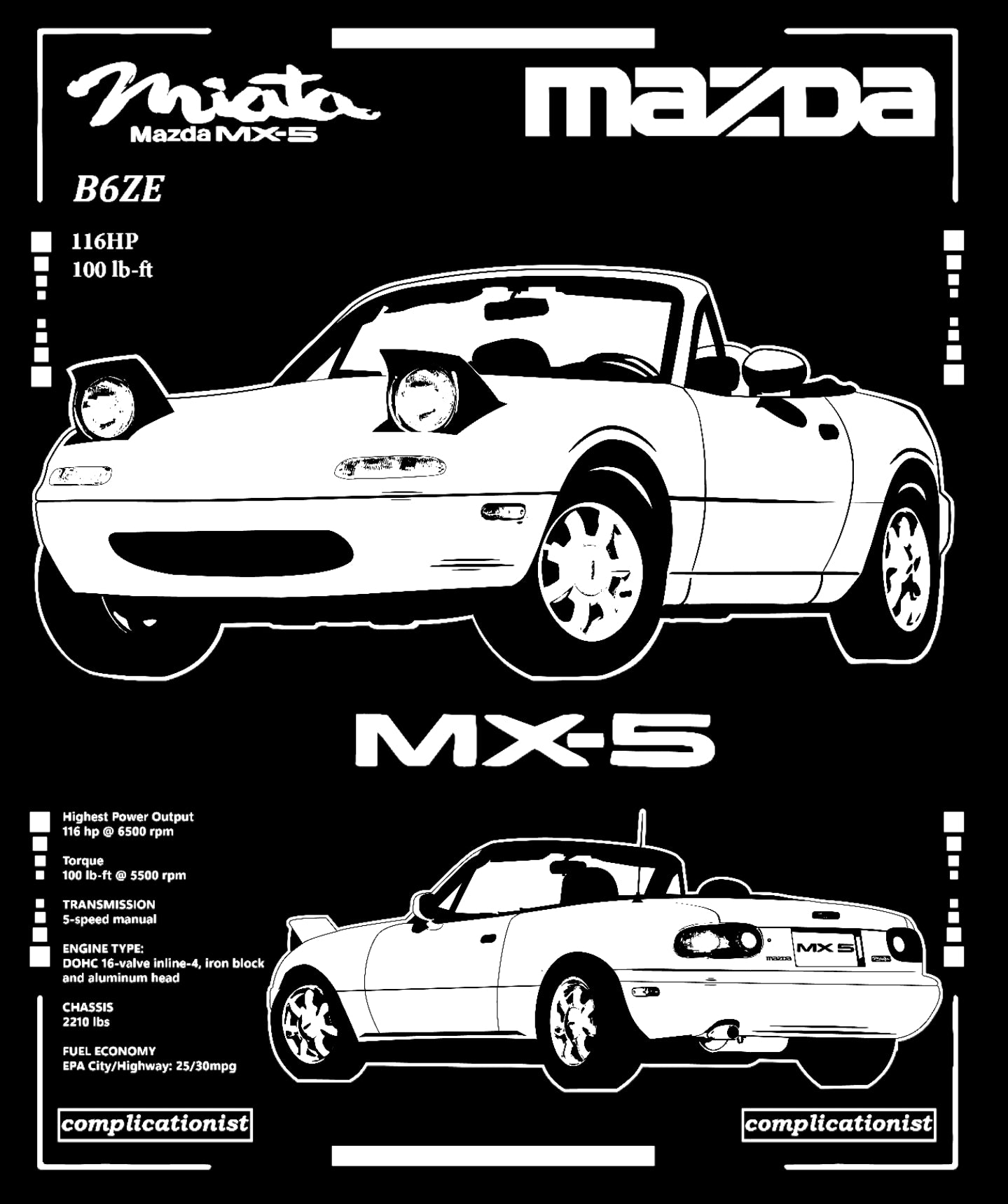 Premium 89-97 Mazda Miata Shirt