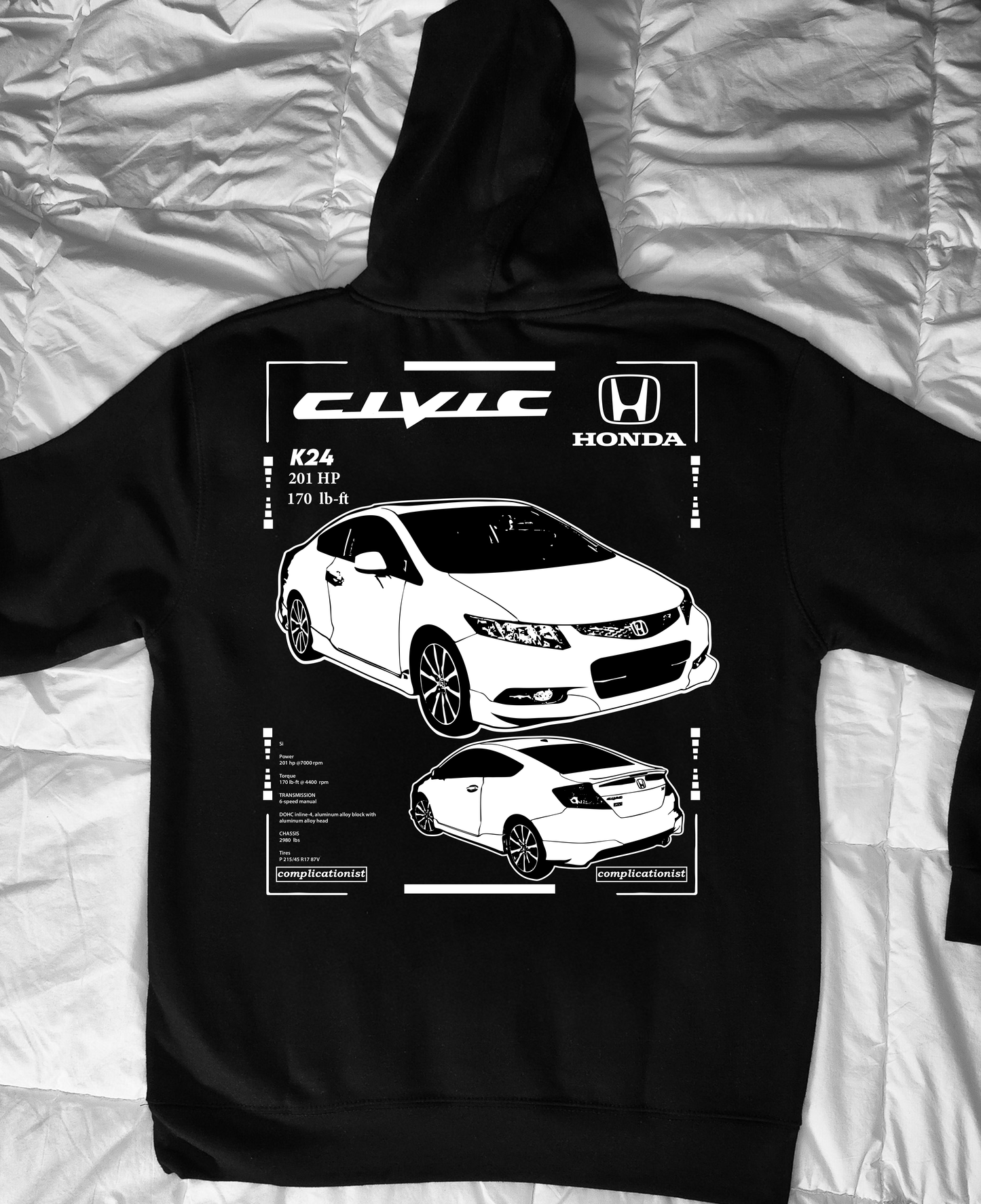 Premium 12-13 Honda Civic Coupe Hoodie