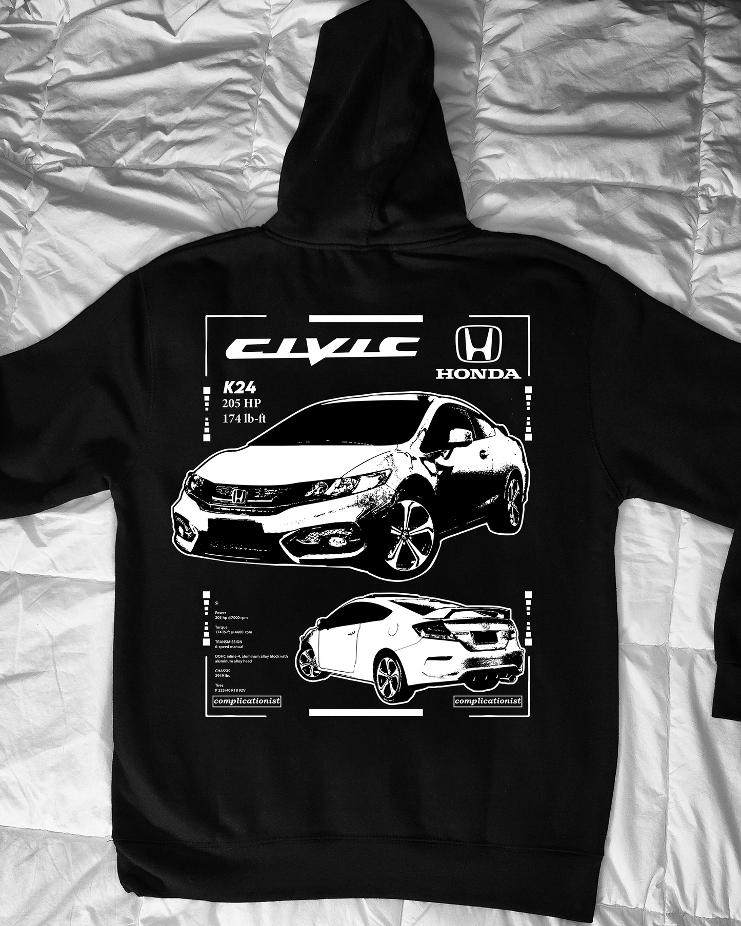 Premium 14-15 Honda Civic Coupe Hoodie