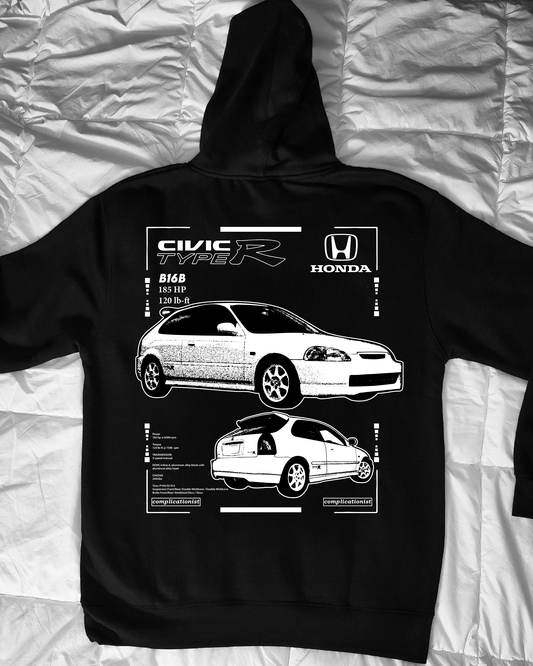Premium 97-99 Honda Civic Type R Hoodie